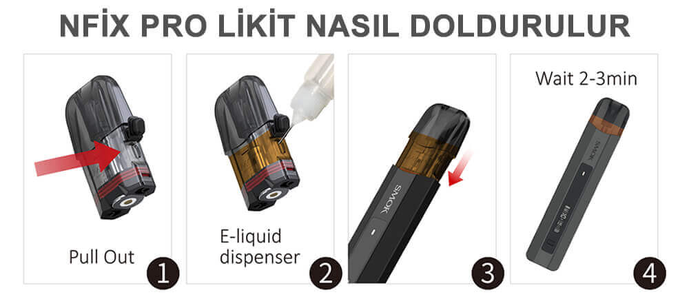Smok Nfix Pro Kartuşa Likit Nasıl Doldurulur?